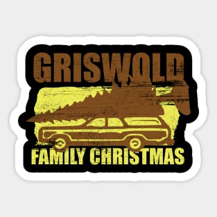 griswold family christmas - tree Sticker